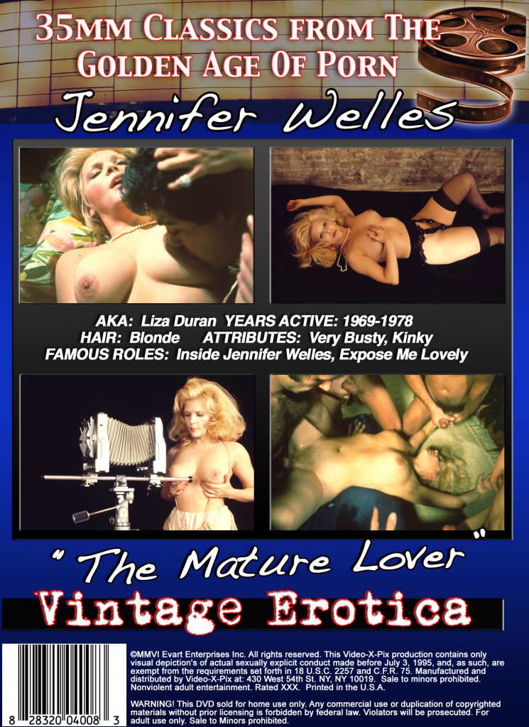 Jennifer Welles The Mature Lover DVD DistribPix