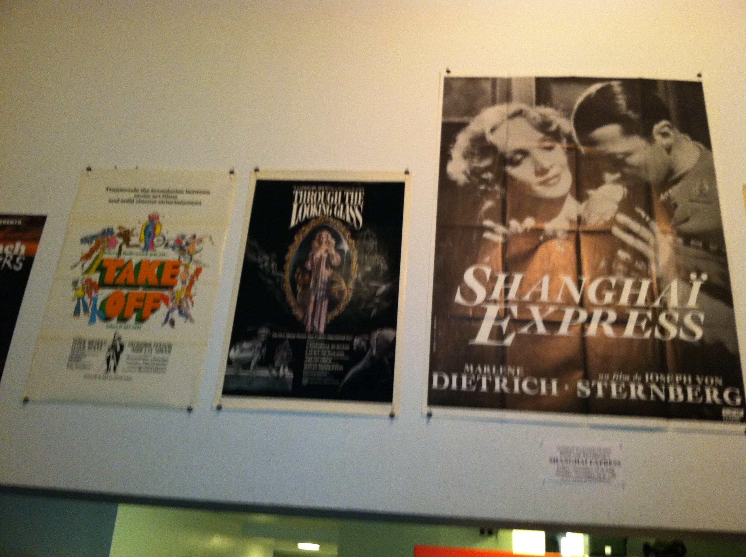 Lobby Posters at Anthology Film Archives.