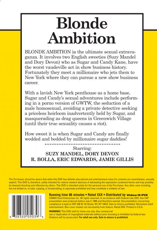 Blonde Ambition DVD