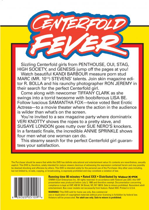 Centerfold Fever DVD