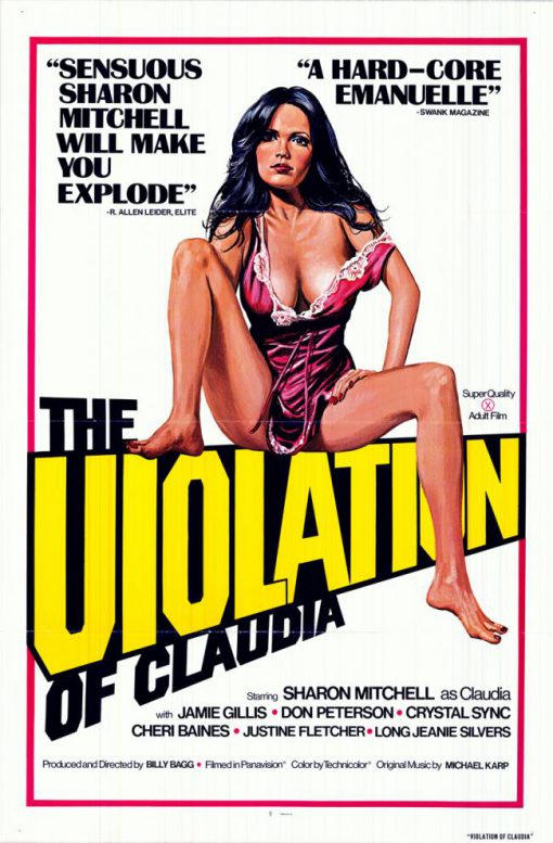 The Violation of Claudia Poster